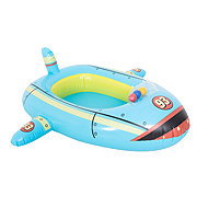 SunClub 35281 Children's inflatable boat 84 × 89 cm, airplane - Inflatable Boat