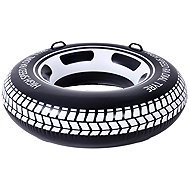 SunClub 37600 Inflatable bicycle tire 103 cm, black and white - Swim Ring