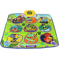 LEAN Toys 16669 Dance mat with dinosaur motif 90 × 86 cm - Play Mat