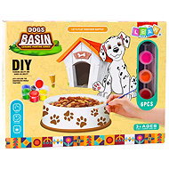 LEAN Toys 28145 DIY ceramic dog bowl painting set, 6 pieces - Creative Toy