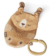 Ababu Hanging Toy Squeaky Teddy Bear - Pushchair Toy