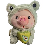 Leventi Bubble Tea Piggy Plush - Green Frog - Soft Toy