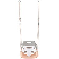Kruzzel 27357 Children' s swing up to 30 kg, 3 in 1, pink-gray - Swing
