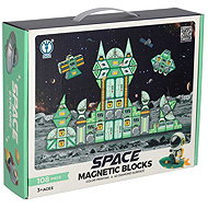 KIK KX2882 Magnetic construction kit space - space station, 108 parts - Building Set