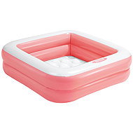 Intex 57100 Inflatable square pool 86 × 86 × 25 cm, pink - Children's Pool