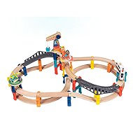 eliNeli Multi-storey train track with electric train 60 pcs - Train Set