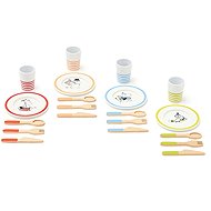 Kid's Concept Dining set with mummies - Toy Kitchen Utensils