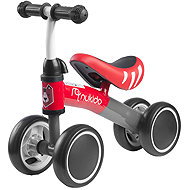 Nukido NK-600 Dětské odrážedlo, 4 kolečka, červené - Balance Bike