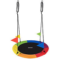 Kruzzel 25284 Rocking circle 110 cm rainbow - Swing