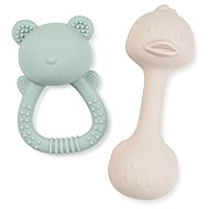 Saro Baby Sada chrastítek Tiny Treasures Mint - Baby Rattle