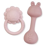 Saro Baby Sada chrastítek Tiny Treasures Pink - Baby Rattle