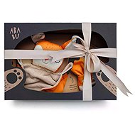 Ababu Gift box with toadstool and teether Fox - Baby Sleeping Toy