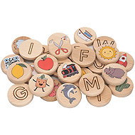 Buklo Wooden Blocks - My First Alphabet - Didactic Toy