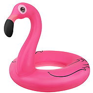 Trizand 27443 Inflatable ring flamingo 102 cm, pink - Swim Ring