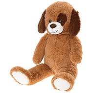 Micro Trading Plush Friends pes plyšový 80 cm, tmavě hnědý - Soft Toy