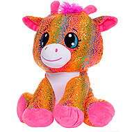 Micro Trading Star Sparkle žirafa plyšová oranžová 37 cm - Soft Toy