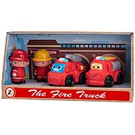 Bavytoy Sada hasičských autíček s figurkami - Toy Car Set