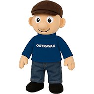 Mikrotrading Panáček Ostravak 32 cm na baterie mluvící po ostravsku - Soft Toy
