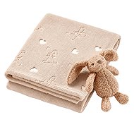 BabyOno Deka s muchláčkem, hnědá - Blanket