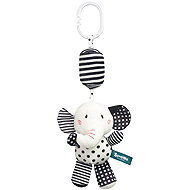 Sensillo BLACK&WHITE Hanging Pram Toy - Elephant - Pushchair Toy