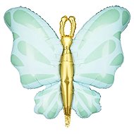 PARTYDECO Butterfly Foil Balloon 90cm, Green - Balloons