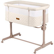 Nukido NK-243 Travel Cot, Co-Sleeper, Folding + Mattress, Cream - Travel Bed