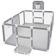 KIK KX2694 Children's Playpen 120 × 180cm, Grey - Baby Playpen