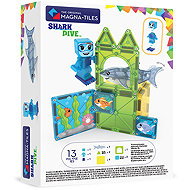 MAGNA-TILES Shark Dive 13 Pieces - Building Set