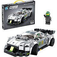 R2Invest Car Building Kit, White, 322 Pieces - Building Set