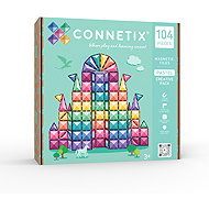 Connetix Magnetická stavebnice - Pastel Creative Pack, 104 ks - Building Set