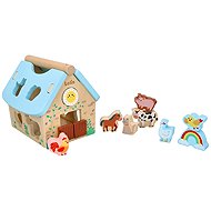 LELIN Wooden Educational Shape-Sorting Toy: Farm - Motor Skill Toy