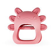 GILIGUMS Axolotl Silicone Teether, 3m+, pink - Baby Teether