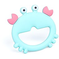 GILIGUMS Silikonové kousátko Crab Teether, mátové, 3m+ - Baby Teether
