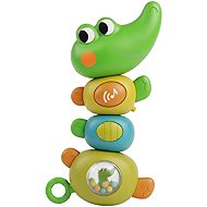 Bavytoy Interaktivní otočné chrastítko Krokodýl - Interactive Animal Toy