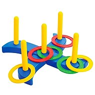 Mikrotrading Házecí hra s kroužky 49 cm v síťce - Toss Game