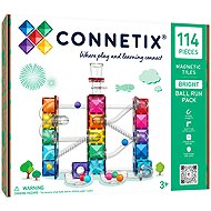 Connetix Tiles Magnetická stavebnice Ball Run Bright Pack 114 ks - Building Set