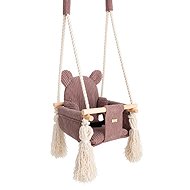 ELIS DESIGN Houpačka Medvídek, růžová - Swing