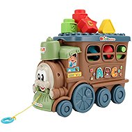 Bavytoy Pull-Along Train with Soft Blocks 2-in-1 - Push and Pull Toy
