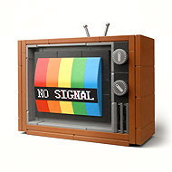 Bavytoy Retro Television Building Set - Building Set