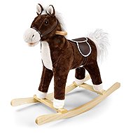 Milly Mally Rocking Horse Teddy Dark Brown - Rocking Horse