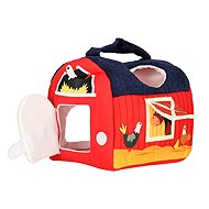 Tulimi Farm sensory plush house with animals, 7 pcs - Puzzle