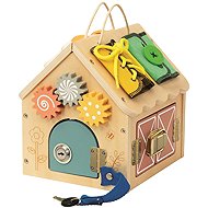2Kids Toys Activity board Little house natural small - Activity Board