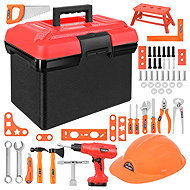 ISO 27042 Tool kit with cordless screwdriver in case, 62 pcs - Tool Set