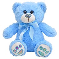 Mikrotrading teddy bear 25cm sitting with a bow - Soft Toy