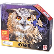 Mikrotrading Puzzle 46 × 44 cm sova, 231 dílků - Jigsaw Puzzle