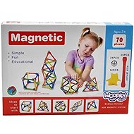 Bavytoy Magnetic building set Shapes 70pcs - Building Set
