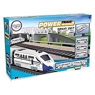 Bavytoy Large electric train set with bridge and tunnel, 86 pieces - Train Set