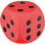 Mondo 14907 Large foam play die, 15 cm - Children's Ball