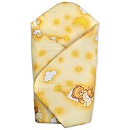 Baby Nellys Creamy Teddy Bear - Swaddle Blanket