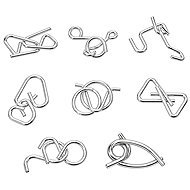 ISO 28713 metal brain teasers, set of 8 - Brain Teaser